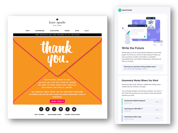example of a thank you email