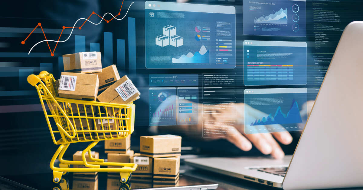 Shopify B2B ecommerce analytics dashboard with inventory and sales data, illustrating multi-storefront management and growth strategy.