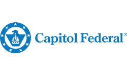 Capitol Federal logo, indicating business success with hosting and managed services provider Americaneagle.com