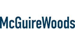 Logo of McGuireWoods, indicating business success with website agency services for law firm
