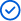 Blue Lined Circle Checkmark Icon