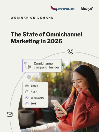 Americaneagle.com and Klaviyo omnichannel marketing webinar on personalization and AI automations for customer engagement