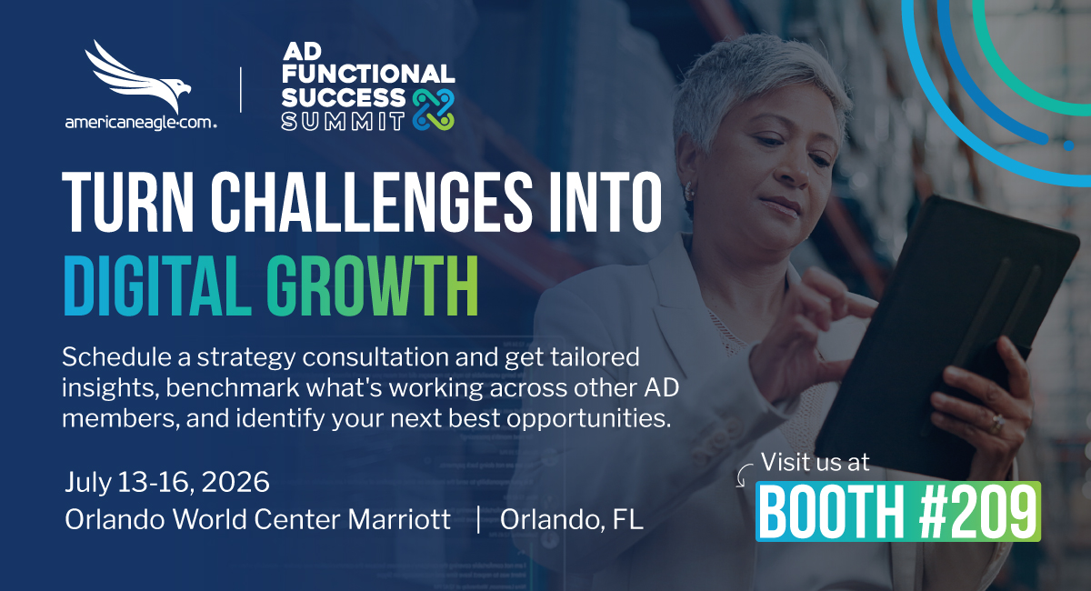 AD Functional Success Summit 2026 event sponsor, , indicating business success with digital agency services for distributors