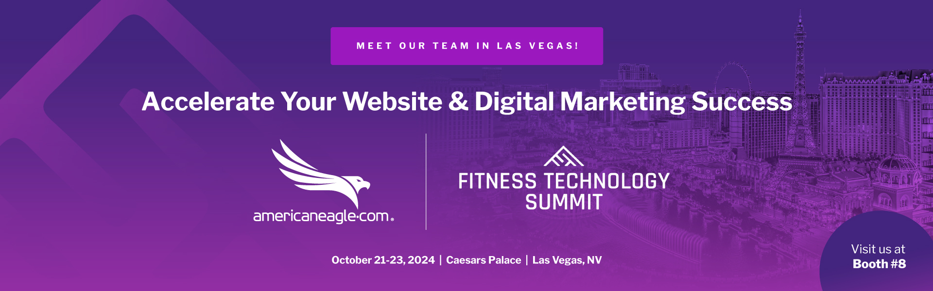Fitness Technology Summit 2024 event sponsor, signifying business success with digital agency services for health and fitness