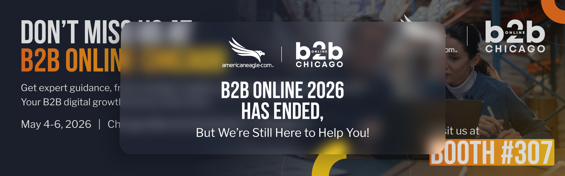 Americaneagle.com offering digital insights and expertise for 2026 B2B Online Chicago attendees