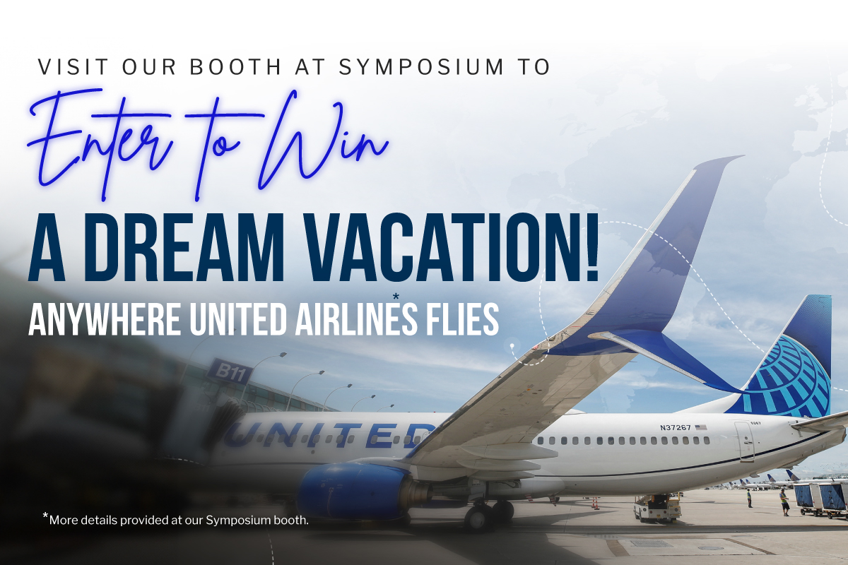 Enter for a chance to win a dream vacation giveaway by Americaneagle.com and United Airlines at 2024 Sitecore Symposium event