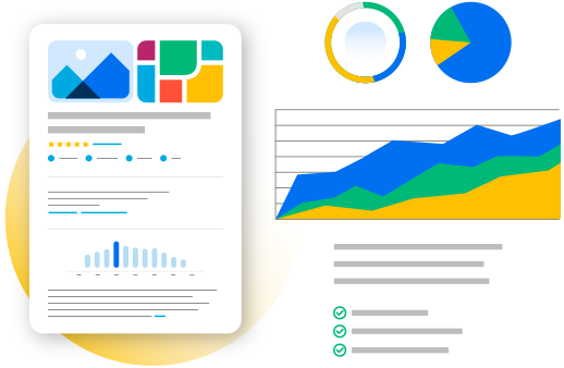 graphic illustrating business success with Google Business Profile SEO agency services