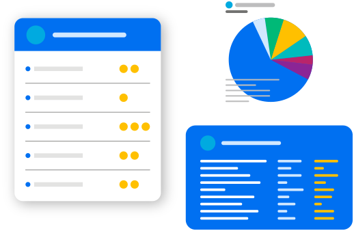 graphic of paid search account dashboard and data indicating business success with ppc account setup and management services