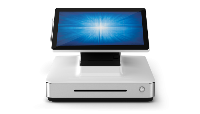 Modern electronic point of sale terminal with touchscreen display, representing success with POS retail solutions