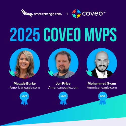 Americaneagle.com celebrates three 2025 Coveo MVPs for excellence in digital experience and AI-powered search solutions