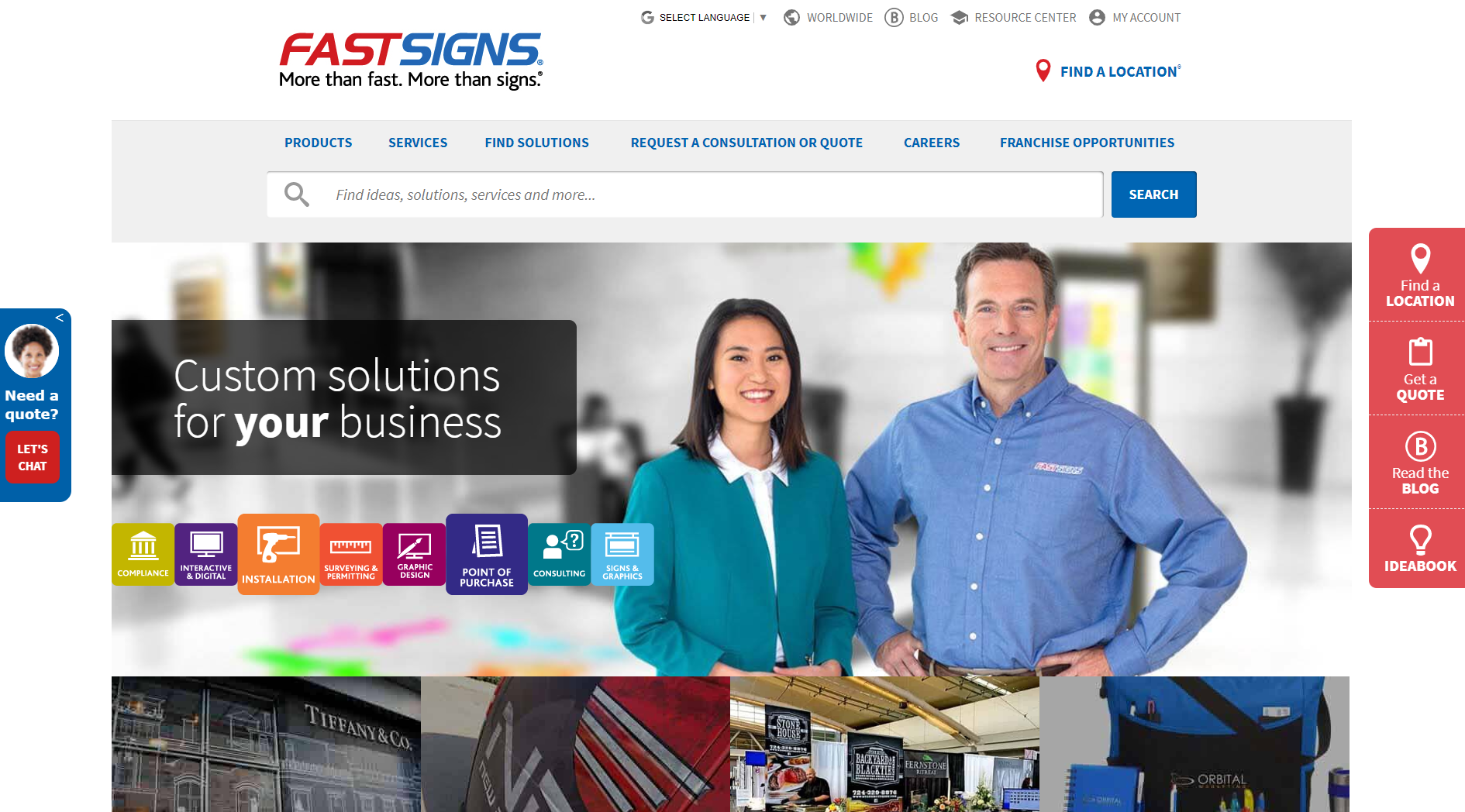 FASTSIGNS winners of Outstanding Website in the WebAwards ...