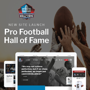 Pro Football Hall of Fame New Site Launch