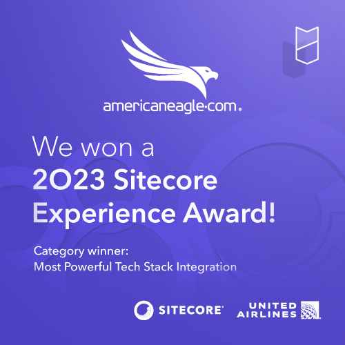 Sitecore Experience Award 2023 with United Airlines