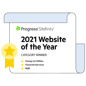 Sitefinity Website of the Year 2021