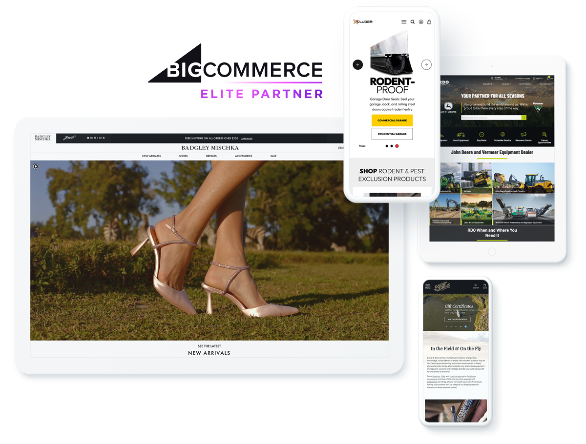 BigCommerce Elite Partner web development agency services
