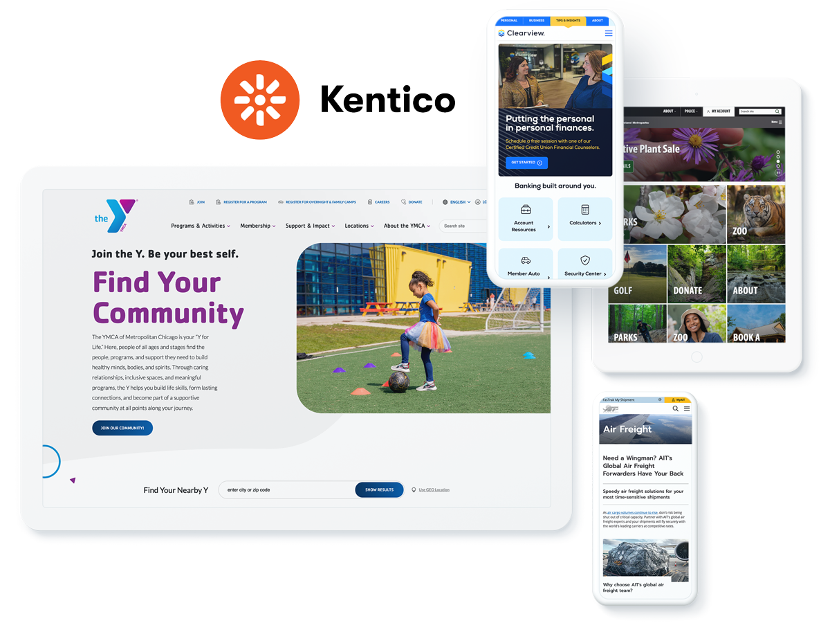Kentico Development Partner Device Imagery