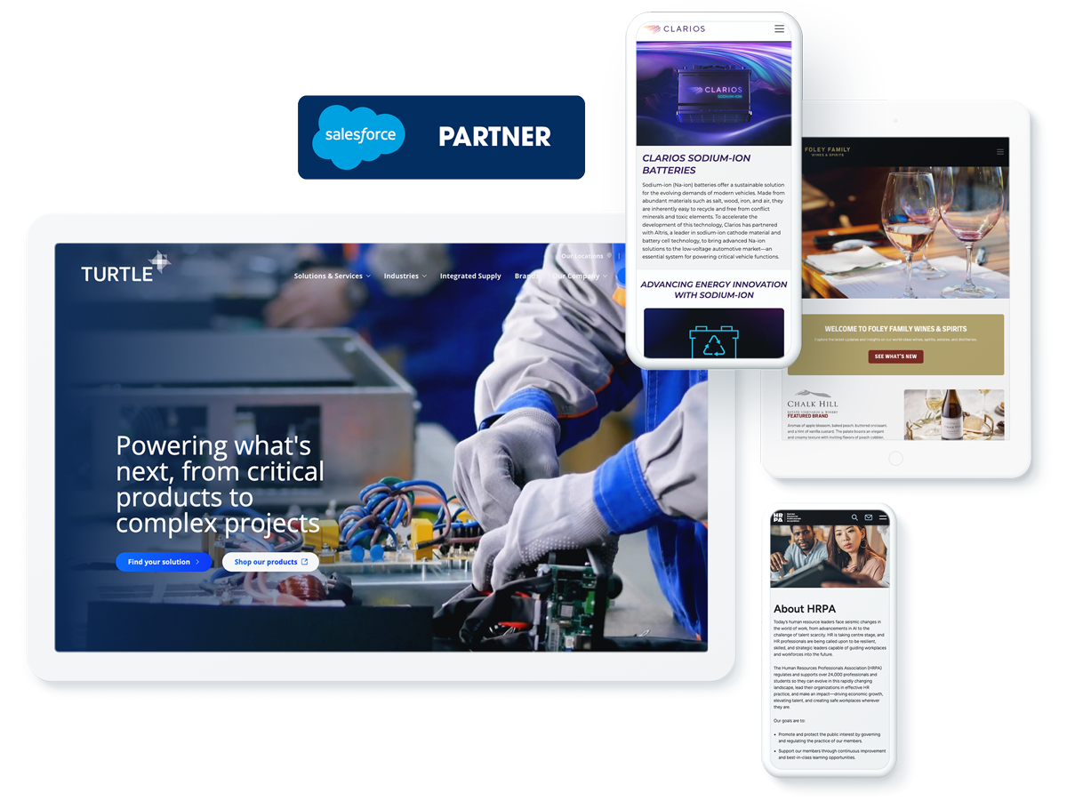 Salesforce Partner Device Imagery