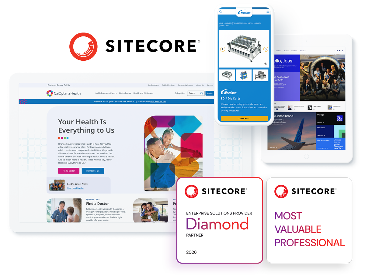 Sitecore Enterprise Solutions Provider Platinum Partner Americaneagle.com web design and development agency services