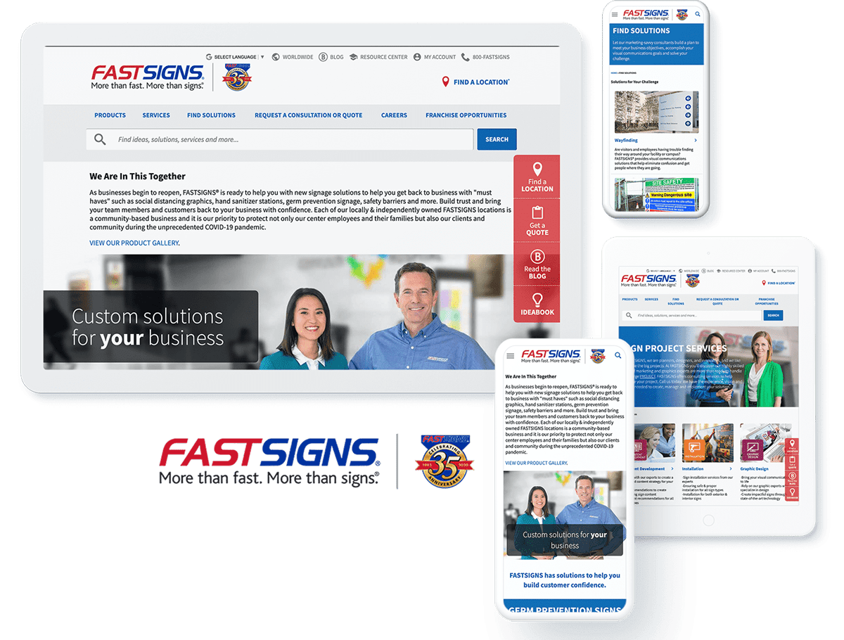 Fastsigns web design