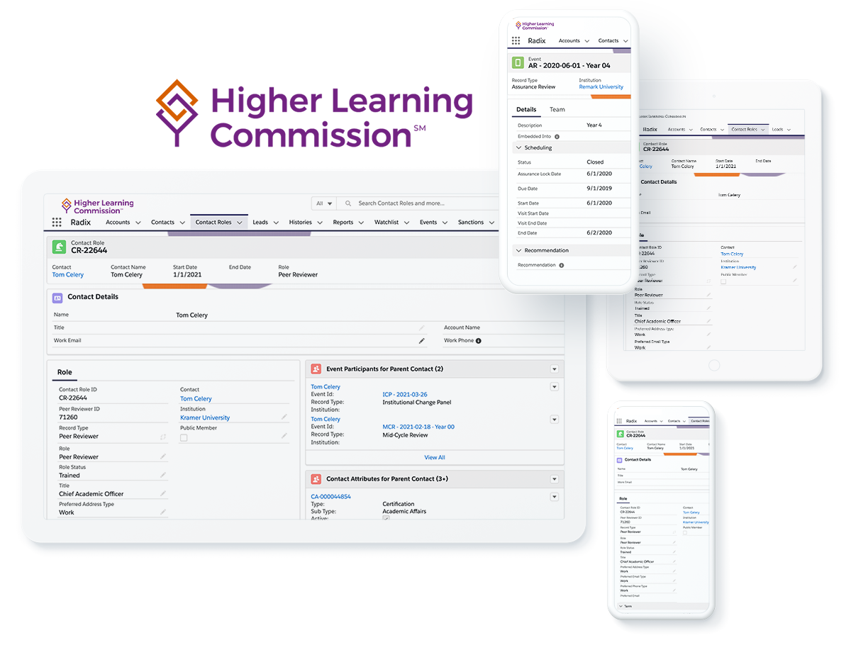 Higher Learning Commission Web Design and Development Case Study
