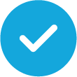 Light Blue Checkmark Icon